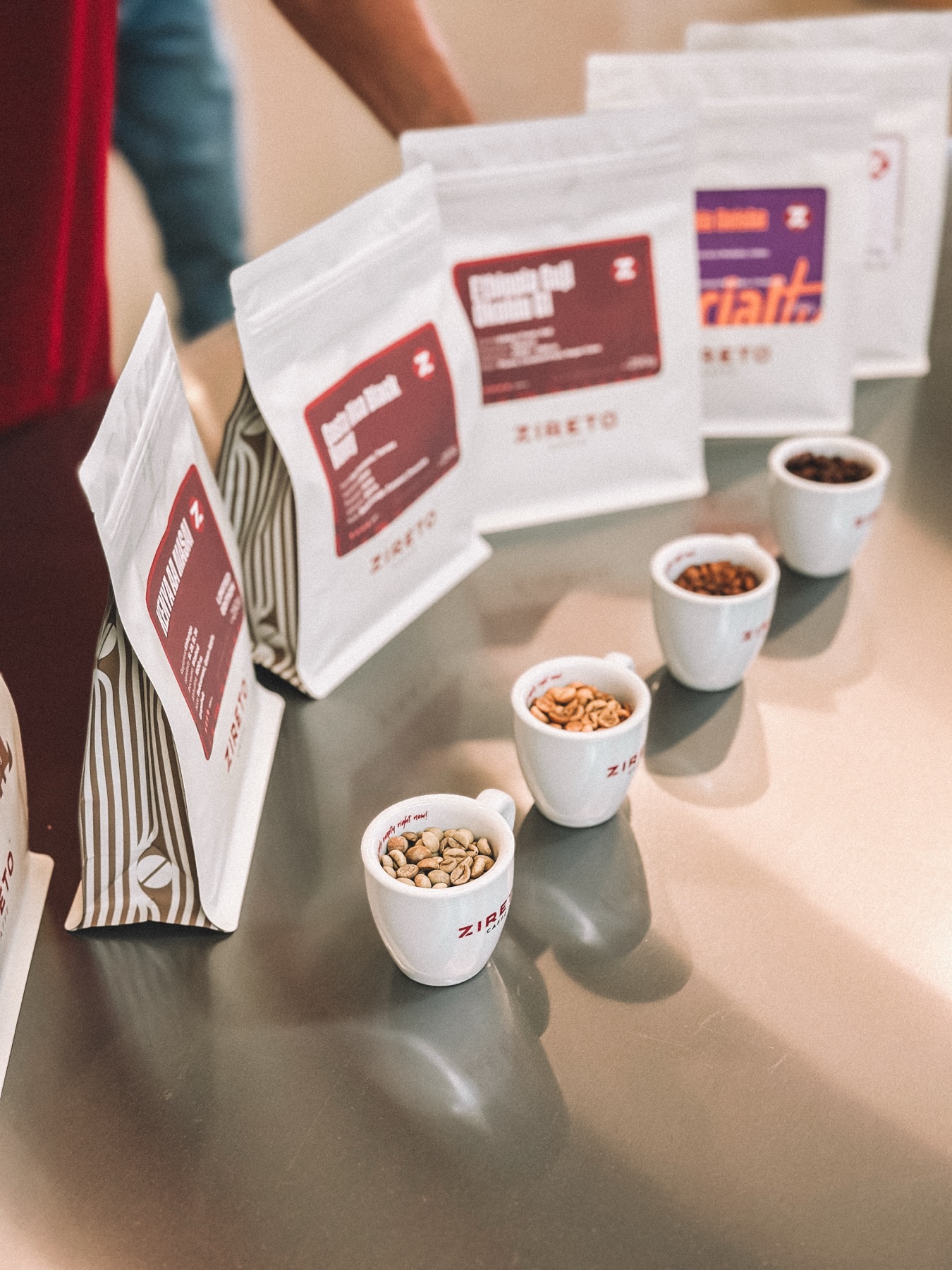 Pungi de cafea ZIRETO la cupping